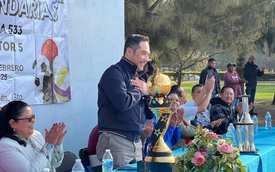 Inauguran los eventos deportivos inter telesecundaria