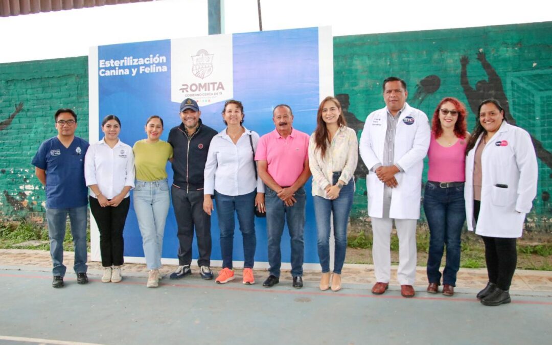 Realizan jornada de esterilización de perros y gatos en Romita.