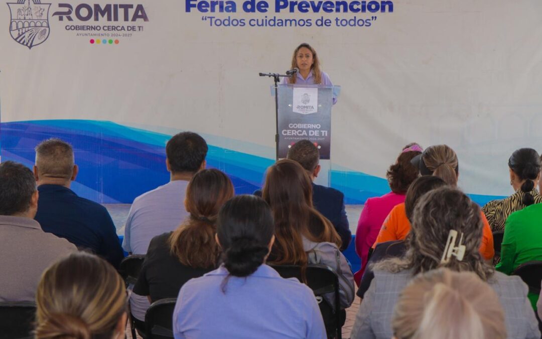 Romita impulsa la cultura de la prevención con Feria “ Todos Cuidamos de Todos.