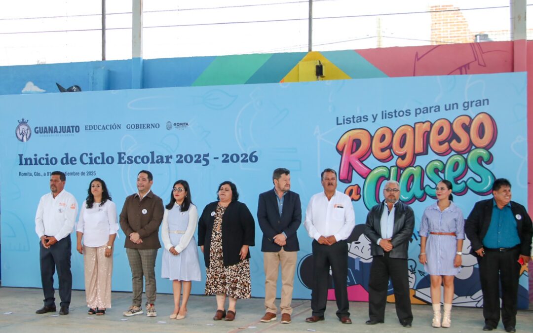 Arranca en Romita el Ciclo Escolar 2025–2026