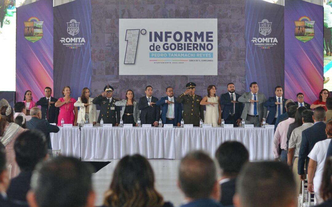 Romita Avanza con Resultados: Pedro Tanamachi Presenta su Primer Informe de Gobierno.