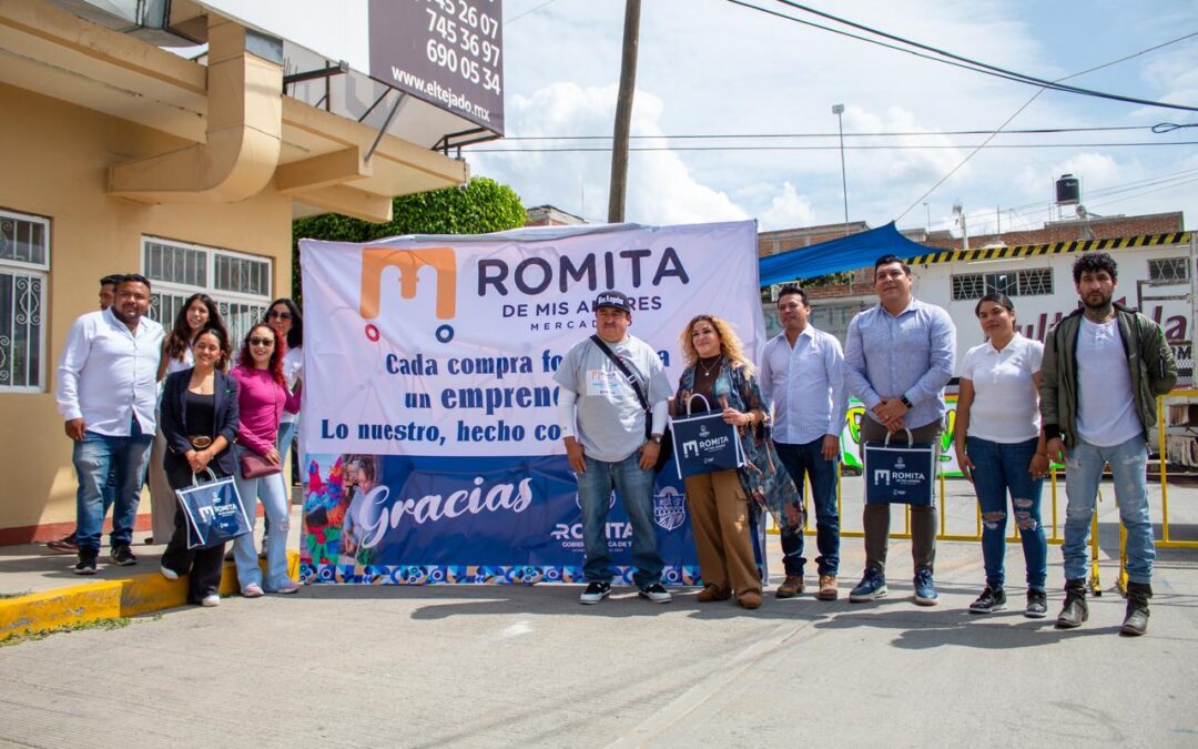 Inauguran el “Mercadito sobre Ruedas Romita de Mis Amores”.