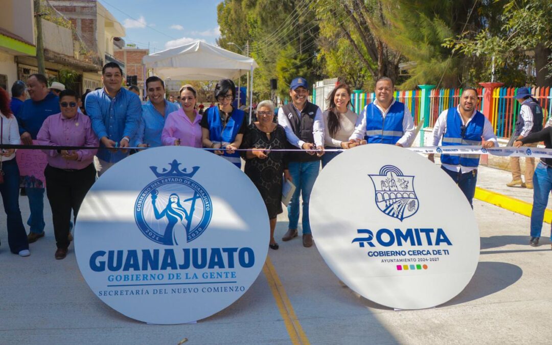 Gobierno Municipal de Romita fortalece infraestructura y espacios comunitarios con gira de trabajo en la zona urbana.