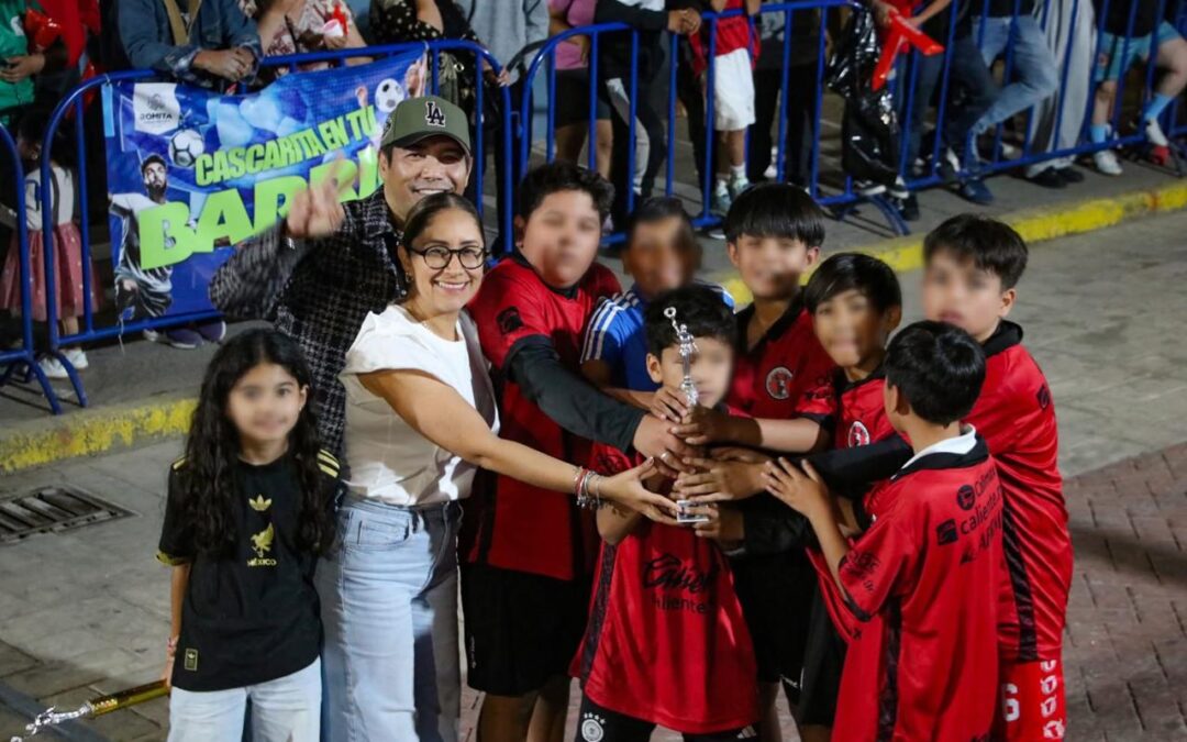 Romita vive la gran final de la Fiesta del Futbol “Cascarita en tu Barrio”.