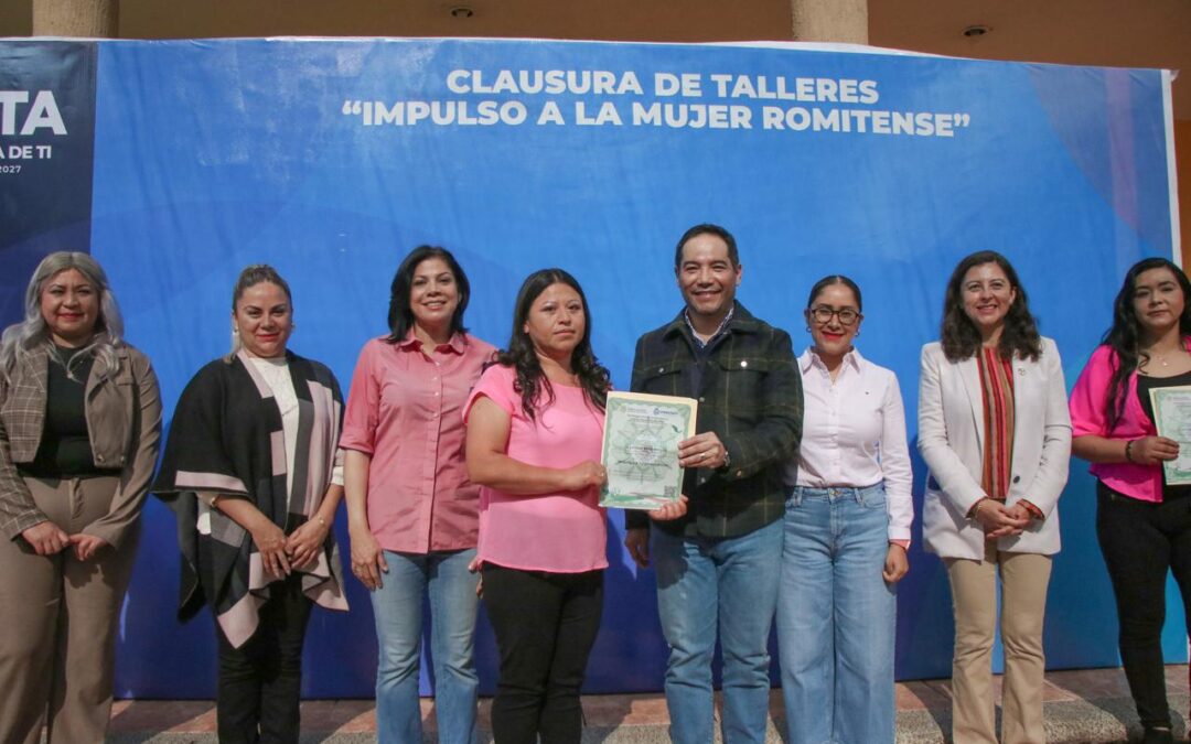 Romita impulsa el liderazgo y la autonomía económica de las mujeres.