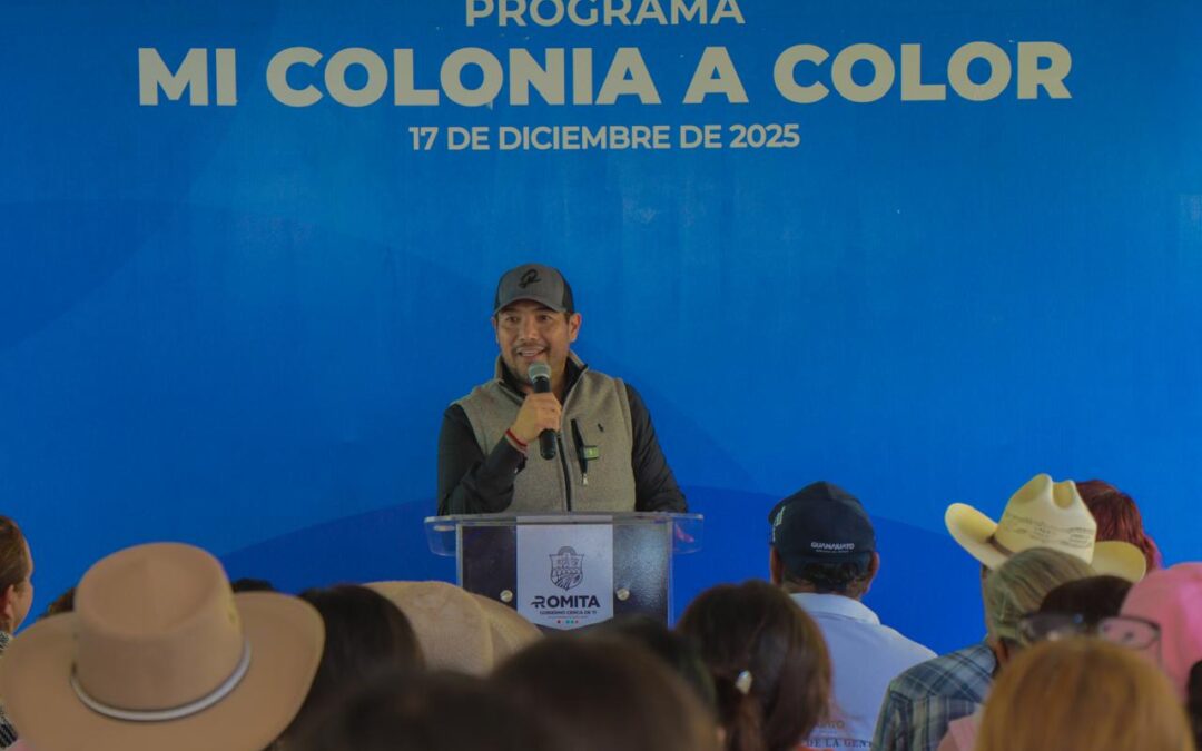Arranca en La Sardina el Programa Mi Colonia a Color 2025