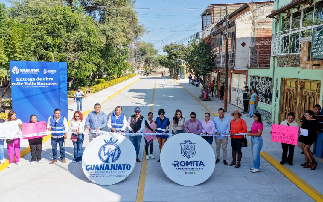 Romita cierra el 2025 con resultados, inversión, desarrollo.