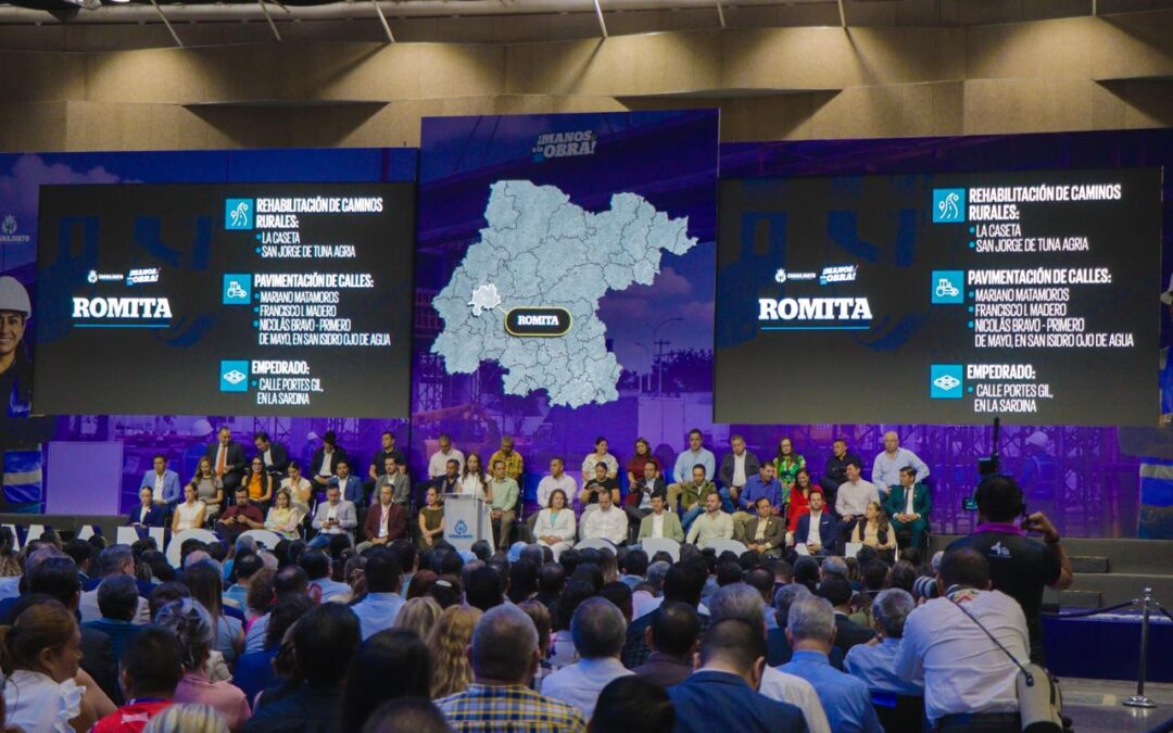 Romita contará con seis nuevas obras de infraestructura